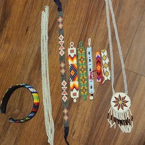 Bundle of Handmade Native American Jewlery